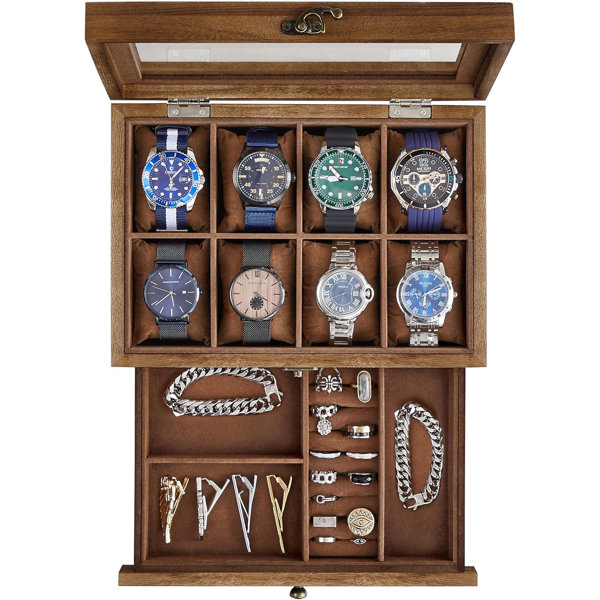 Winston Porter Bronis 10'' Wide Countertop Jewelry Armoire Wayfair